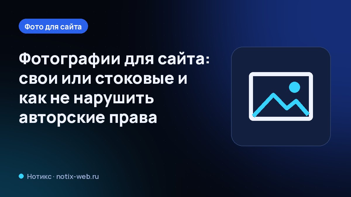 Иллюстрация: фотоаппарат и галерея снимков на странице сайта